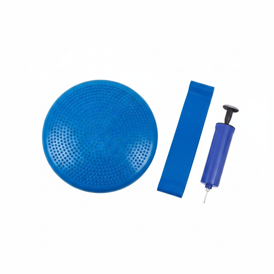 Cojín Sensorial Inflable para TDAH, Autismo y Terapia Ocupacional + Banda Elástica y Bombín