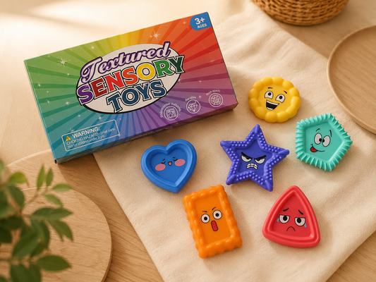 Piedras Sensoriales de Emociones ALMABÚ – Inteligencia Emocional para Niños