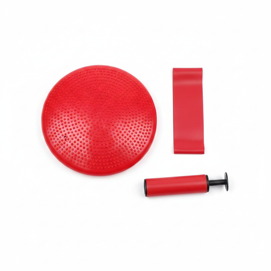 Cojín Sensorial Inflable para TDAH, Autismo y Terapia Ocupacional + Banda Elástica y Bombín